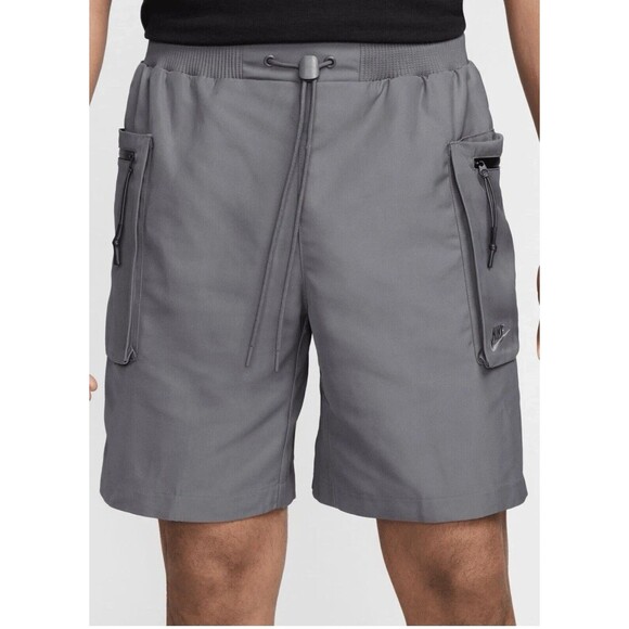 Nike Sportswear Tech Pack Shorts Woven Utility FB7528-068 Gray Mens Medium NEW - Picture 3 of 14